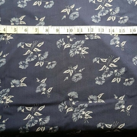 Original TY Dress Maxi Size 12 Floral Spring wear Blue Side Button Side Slits - Picture 12 of 12